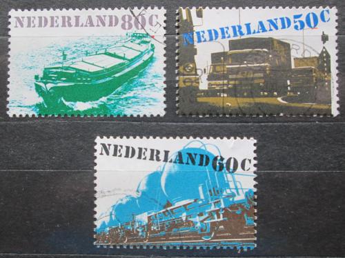 Potovn znmky Nizozem 1980 Dopravn prostedky Mi# 1165-67