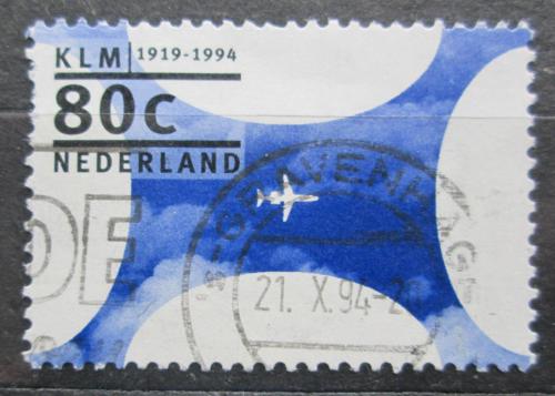 Potovn znmka Nizozem 1994 Leteck spolenost KLM, 75. vro Mi# 1508 - zvtit obrzek