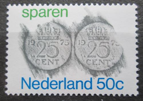 Poštovní známka Nizozemí 1975 Mince Mi# 1058