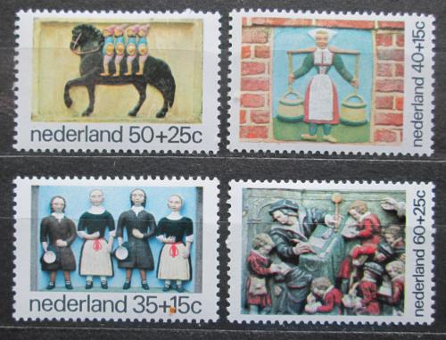 Poštovní známky Nizozemí 1975 Historické obklady Mi# 1059-62