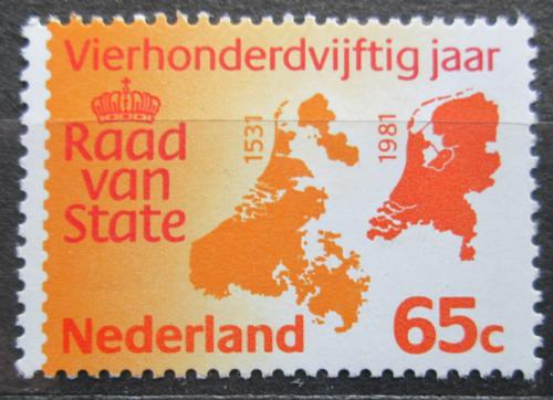 Poštovní známka Nizozemí 1981 Mapa Mi# 1188