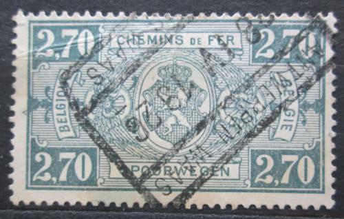 Poštovní známka Belgie 1923 Státní znak, balíková Mi# 151