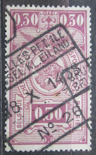 Poštovní známka Belgie 1927 Státní znak, balíková Mi# 157