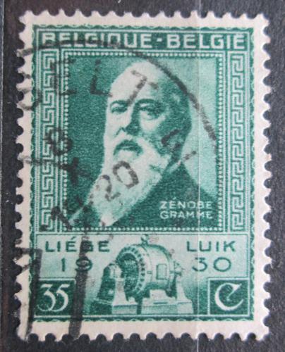 Poštovní známka Belgie 1930 Zénobe Gramme Mi# 277