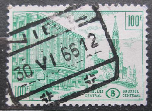 Poštovní známka Belgie 1954 Hlavní nádraží v Bruselu, balíková Mi# 318