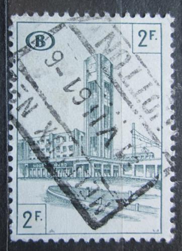 Poštovní známka Belgie 1954 Nádraží v Bruselu, balíková Mi# 301