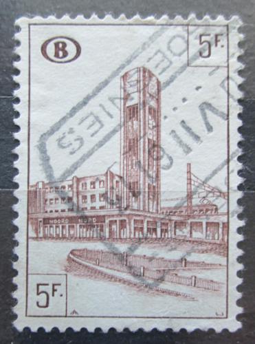 Poštovní známka Belgie 1953 Nádraží v Bruselu, balíková Mi# 304