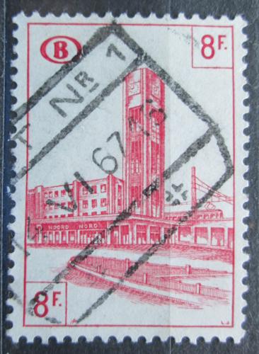 Poštovní známka Belgie 1954 Nádraží v Bruselu, balíková Mi# 308