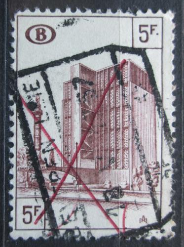 Poštovní známka Belgie 1954 Nádraží v Bruselu, balíková Mi# 305