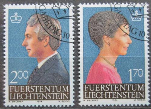Poštovní známky Lichtenštejnsko 1984 Korunní princ a princezna Mi# 864-65 Kat 4.80€
