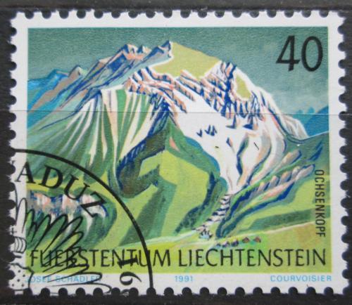 Poštovní známka Lichtenštejnsko 1991 Ochsenkopf Mi# 1023