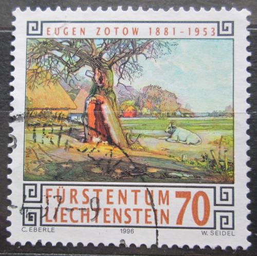 Poštovní známka Lichtenštejnsko 1996 Umìní, Eugen Zotow Mi# 1138