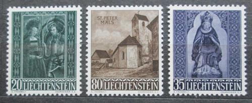Poštovní známky Lichtenštejnsko 1958 Vánoce Mi# 374-76 Kat 14€