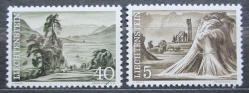 Poštovní známky Lichtenštejnsko 1961 Krajiny Mi# 404-05