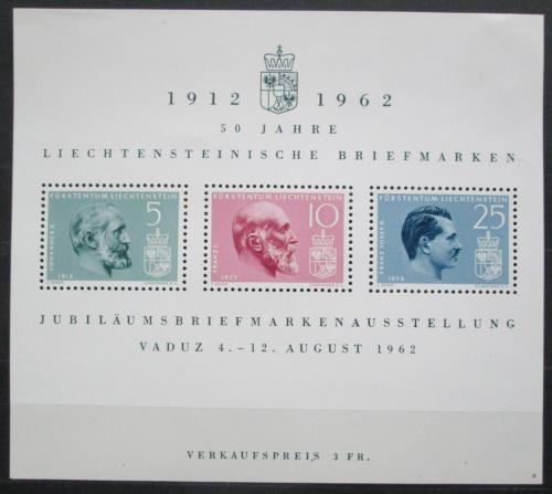 Poštovní známky Lichtenštejnsko 1962 Knížata Mi# Block 6 Kat 12€