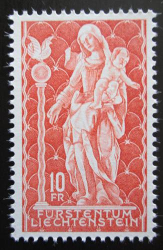 Poštovní známka Lichtenštejnsko 1965 Døevìná socha Panny Marie Mi# 449 Kat 13€