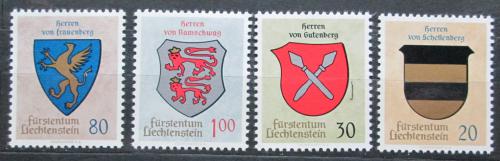 Poštovní známky Lichtenštejnsko 1965 Knížecí erby Mi# 450-53
