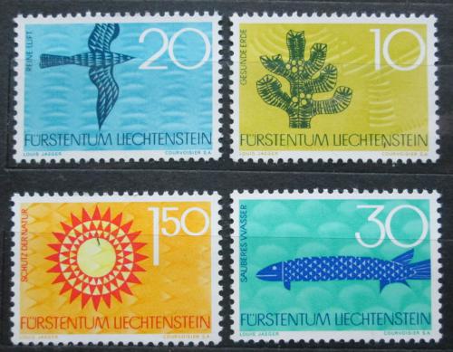 Poštovní známky Lichtenštejnsko 1966 Ochrana životního prostøedí Mi# 460-63