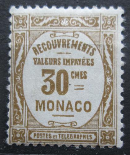 Poštovní známka Monako 1925 Doplatní Mi# 23