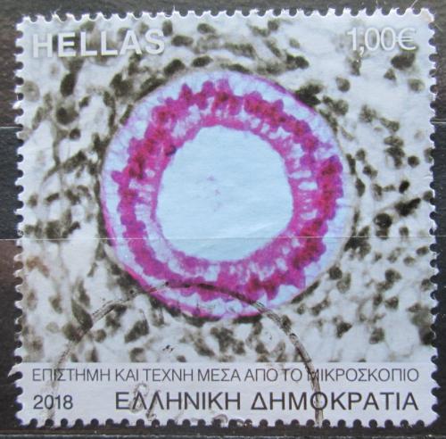 Poštovní známka Øecko 2018 Mikroskopický preparát Mi# 2990