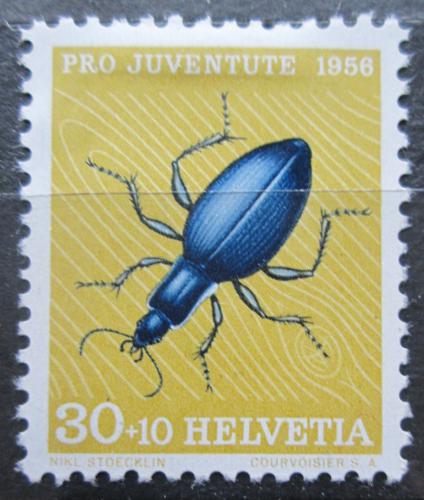 Poštovní známka Švýcarsko 1956 Støevlík vrásèitý Mi# 635 Kat 3.20€