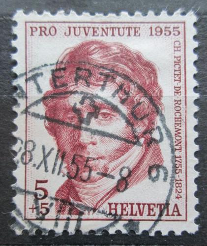 Poštovní známka Švýcarsko 1955 Charles Pictet de Rochemont Mi# 618