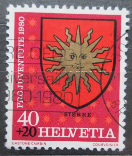 Poštovní známka Švýcarsko 1980 Znak Sierre Mi# 1188