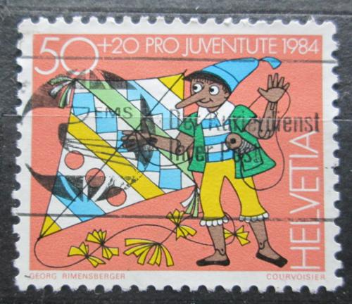 Poštovní známka Švýcarsko 1984 Pinocchio Mi# 1285