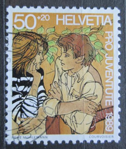 Poštovní známka Švýcarsko 1989 Rozvoj mládeže Mi# 1406