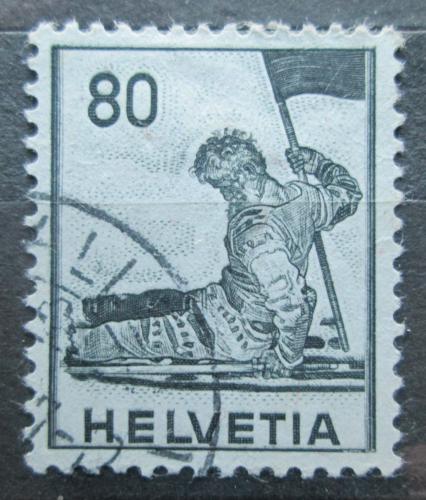 Poštovní známka Švýcarsko 1941 Umírající váleèník Mi# 380