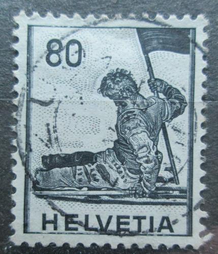 Poštovní známka Švýcarsko 1941 Umírající váleèník Mi# 380