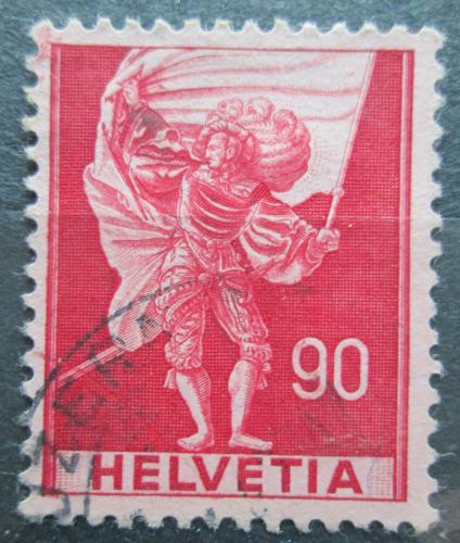 Poštovní známka Švýcarsko 1941 Vlajkonoš Mi# 381