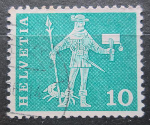 Poštovní známka Švýcarsko 1960 Poštovní doruèovatel ve Schwyz Mi# 697 x