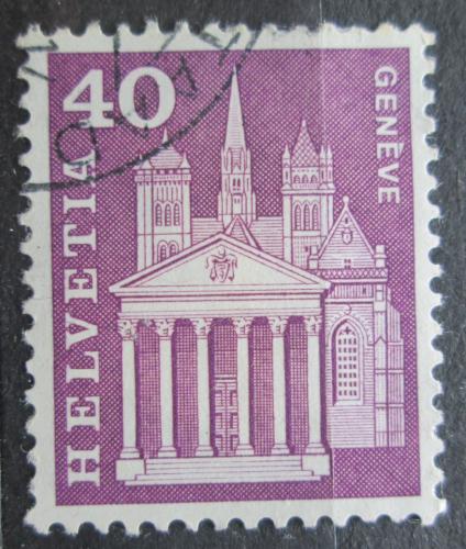 Poštovní známka Švýcarsko 1960 Katedrála v Ženevì Mi# 703 x