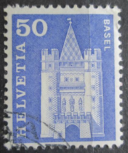 Poštovní známka Švýcarsko 1960 Brána Spalen v Basileji Mi# 704 x