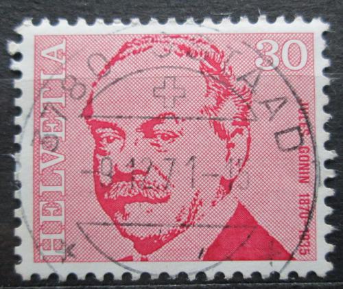 Poštovní známka Švýcarsko 1971 Jules Gonin, oèní lékaø Mi# 957