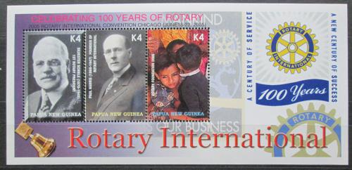 Poštovní známky Papua Nová Guinea 2005 Rotary Intl. Mi# Block 31 Kat 8.50€