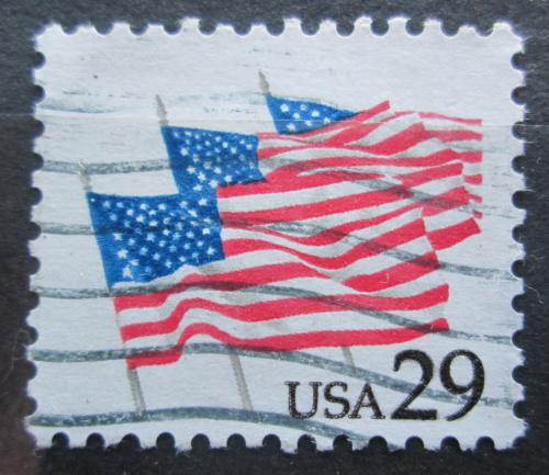 Poštovní známka USA 1991 Státní vlajka Mi# 2139