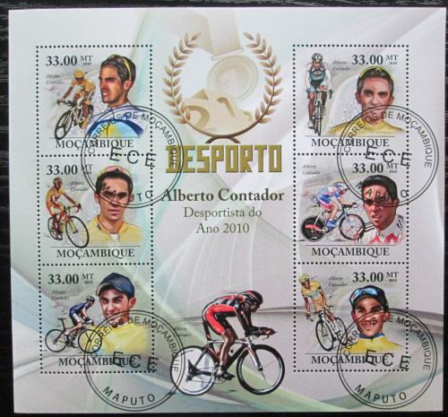 Poštovní známky Mosambik 2010 Slavní cyklisti Mi# 3731-36 Kat 10€