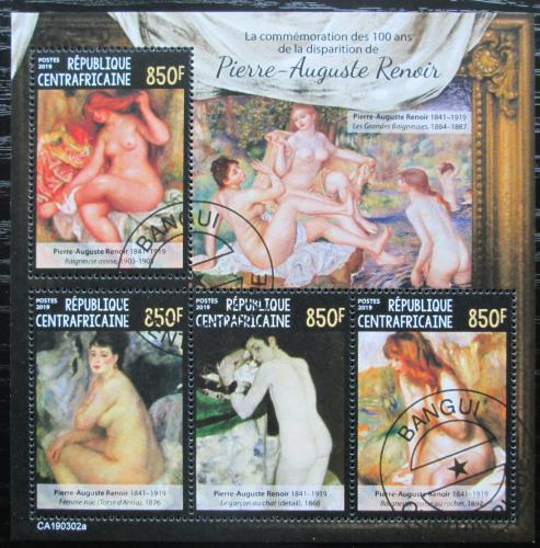 Poštovní známky SAR 2019 Umìní, Pierre-Auguste Renoir Mi# 8775-78 Kat 15€ 