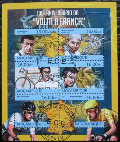 Poštovní známky Mosambik 2013 Tour de France, cyklistika Mi# 6448-53 Kat 10€