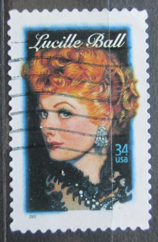 Poštovní známka USA 2001 Lucille Ball, hereèka Mi# 3477