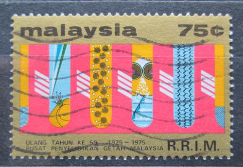 Poštovní známka Malajsie 1975 Institut výzkumu kauèuku, 50. výroèí Mi# 142
