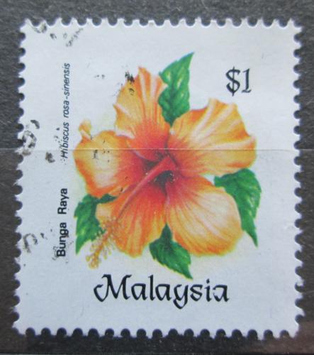 Poštovní známka Malajsie 1984 Ibišek èínská rùže Mi# 296 Kat 4.50€