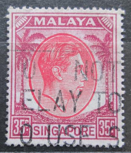 Poštovní známka Singapur 1952 Král Jiøí VI. Mi# 15