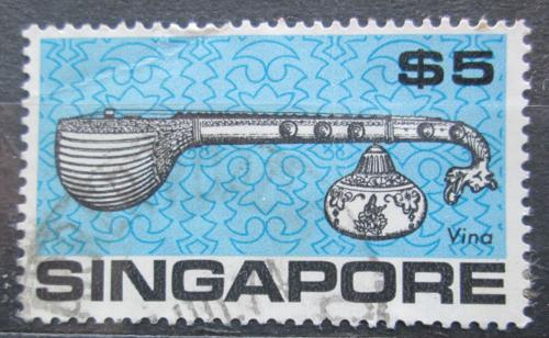 Poštovní známka Singapur 1969 Hudební nástroj Vina Mi# 110 Kat 3.50€
