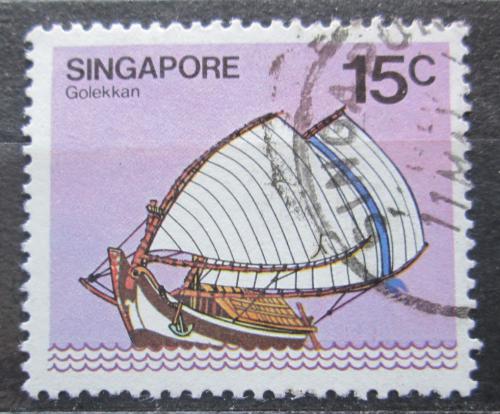 Poštovní známka Singapur 1981 Plachetnice Mi# 345 y