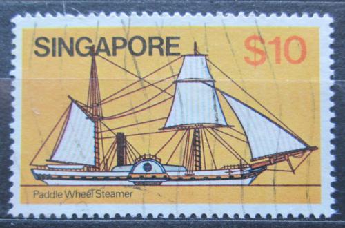 Potovn znmka Singapur 1980 Plachetnice Mi# 354 y Kat 5.50 - zvtit obrzek