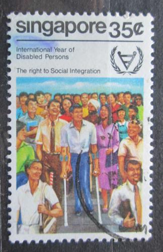 Poštovní známka Singapur 1981 Mezinárodní rok nevidomých Mi# 385 