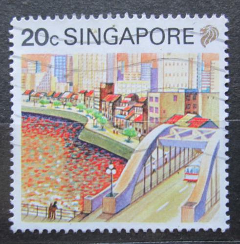 Poštovní známka Singapur 1990 Øeka Singapore Mi# 600